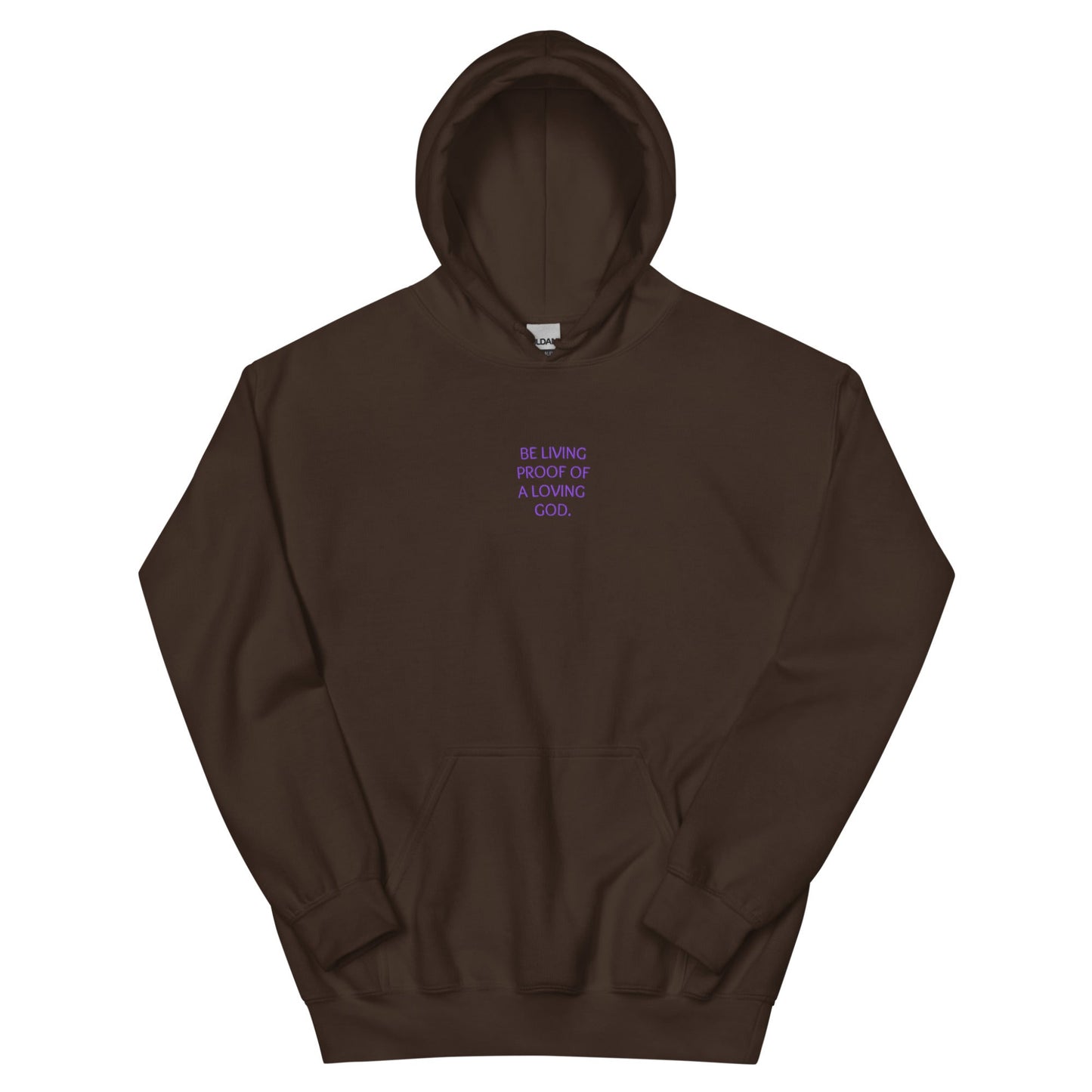 BE LIVING PROOF OF A LOVING GOD HOODIE